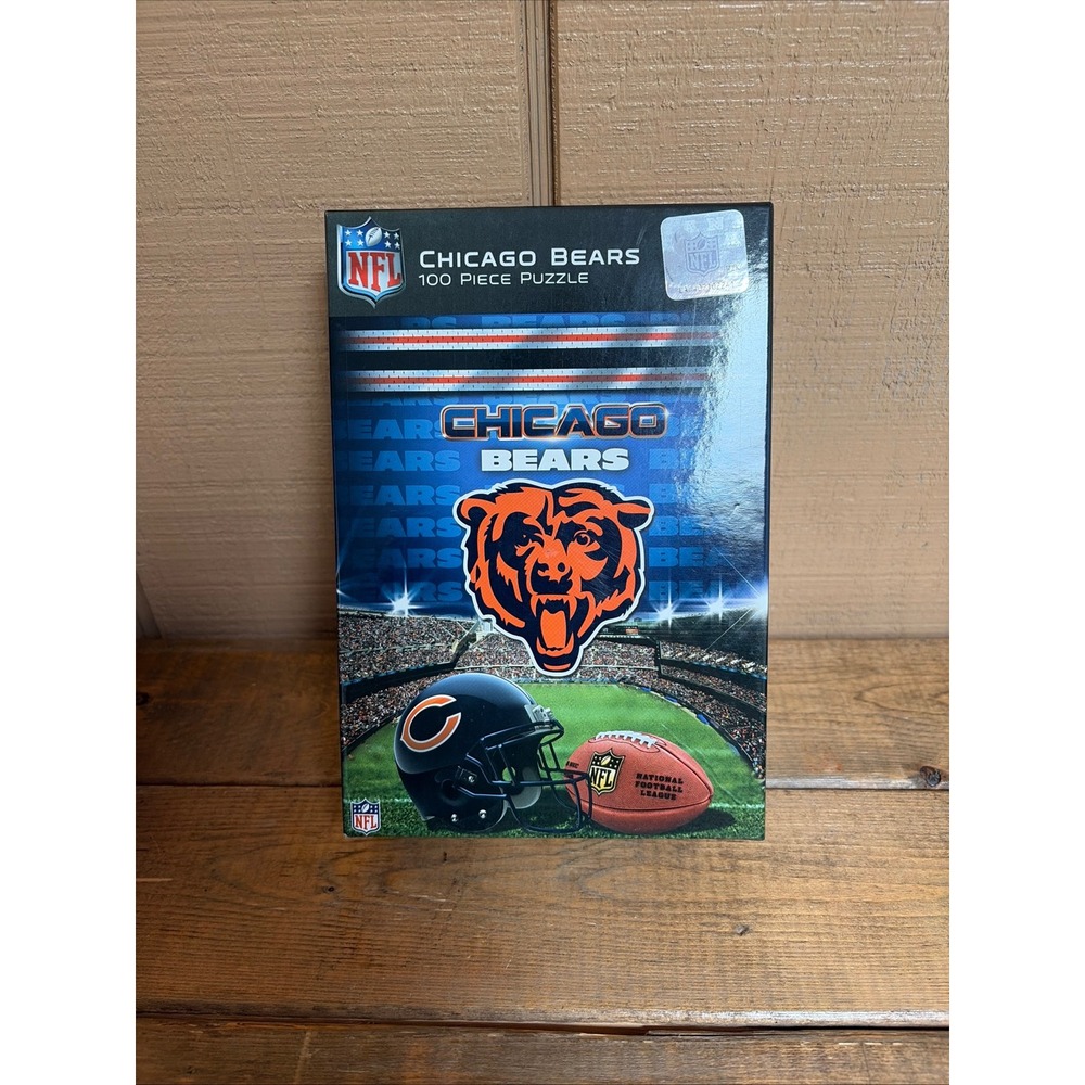 MasterPieces NFL Chicago Bears 100 Piece Jigsaw Puzzle Football Stadium